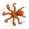 Plush Ocean Red simulation Crab