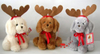 Plush Animal Cartoon Raindeer Stuffed Gift