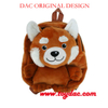 Original New Week DIY Plush Red Panda Bag