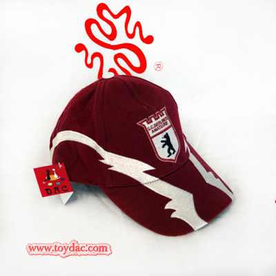 Polyester Peach Skin Sports Logo Fashion Cap