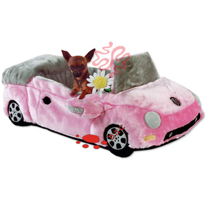 Plush Soft Cartoon Car Pet Bed