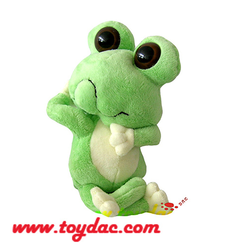 Plush Cartoon Frog