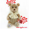 Plush Bear Toy`S Black Skirt