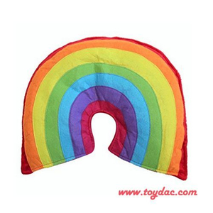 Plush Rainbow Travel Neck Pillow