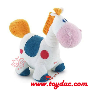 Plush Soft Donkey Baby Rattle Toy