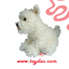Plush Small White Dog Toy