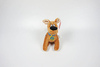 Plush Valentine Dog Key Ring