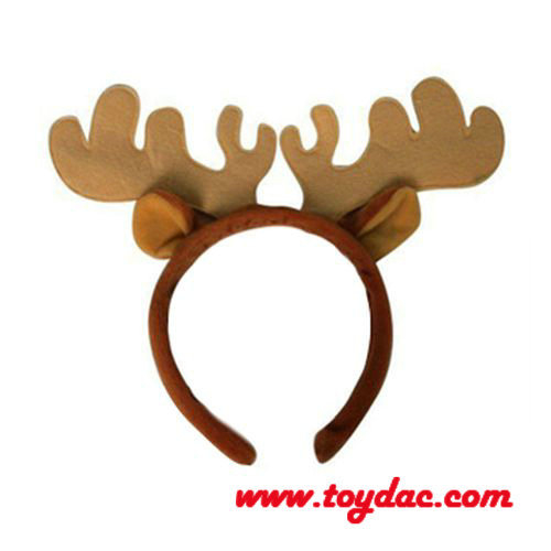 Plush Christmas Reindeer Hair Band