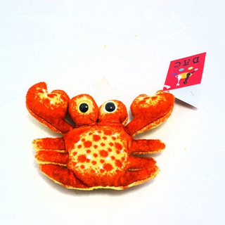 Hot Selling Plush Mini Crab Key Ring