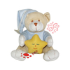 Plush Wool Hat Pink Bear