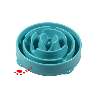 Water-Drope Shaped Maze Design Slow Feeder Pets Bowls