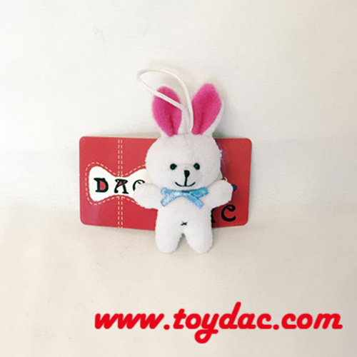 Ultra Stuffed Mini Rabbit Key Ring