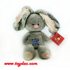 Plush Big Ear Grey Rabbit