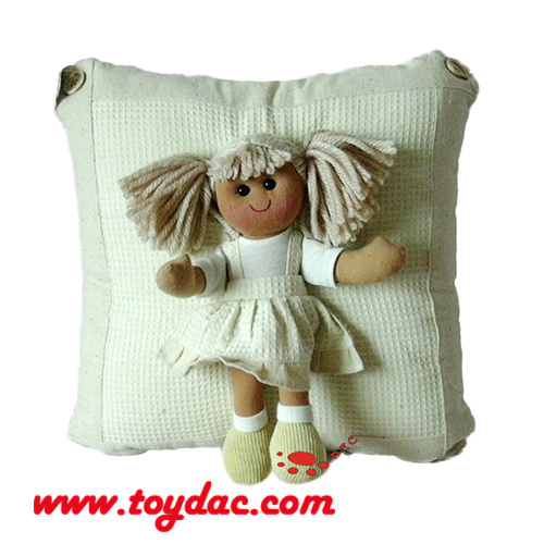 Plush Educational Cartoon Musical Cushion