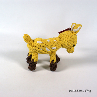 Pet Twisted Rope Donkey Dog Toy
