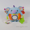 Multi Color Plush Animal Baby Toy Rattle