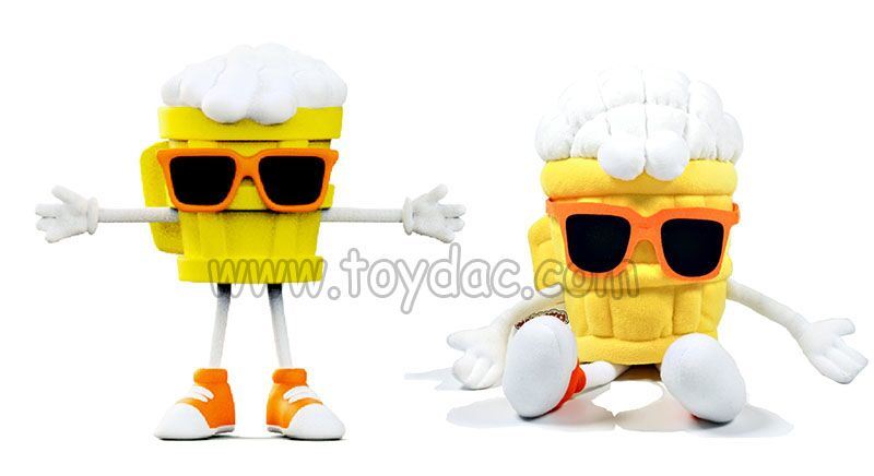Plush Fruit Lemon Key Ring