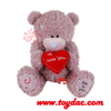 Plush Red Heart Valentine Bear Toy
