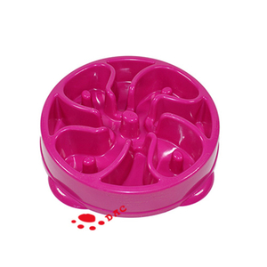 Flower Shape Maze Design Slow Feeder Pets Bowls