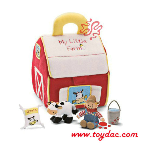 Stuffed Animal Farm Set Toy