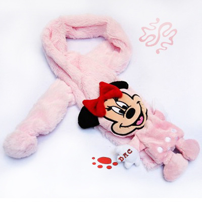 Plush Cartoon Girl Neckerchief