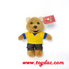 Plush Animal Felt Key Ring Bag