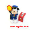 Plush Holiday Bear Key Ring