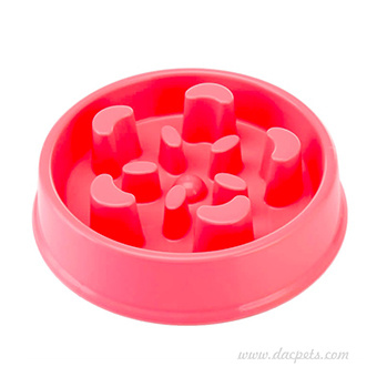 Water-Drope Shaped Maze Design Slow Feeder Pets Bowls