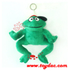 Plush Comic Frog Key Ring Toy