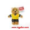 Soft Dress Bear Key Ring