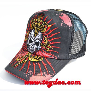 Hight Quality Embroidery Skeleton Cap
