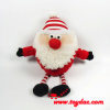 Red Soft Animal Christmas Stocking