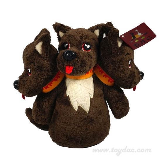 Plush Cartoon Anime Multi Head Dog`S Animal Toy