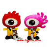 Plush Animal Comic Book Toy