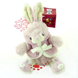 Plush Pink Baby Toy Rabbit