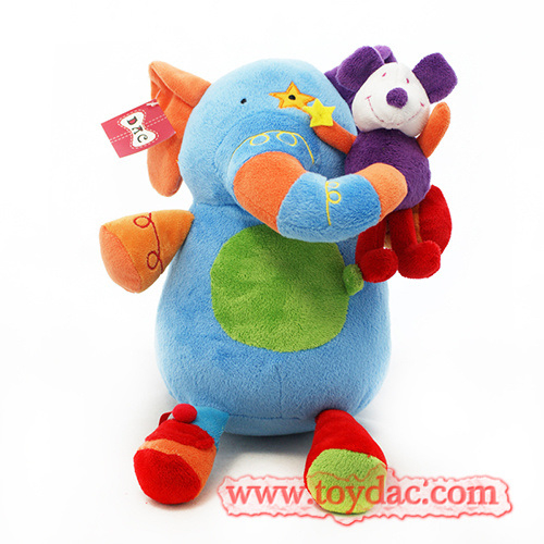 Plush Soft Donkey Baby Rattle Toy