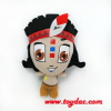 Yellow Plush Smile Doll Toy