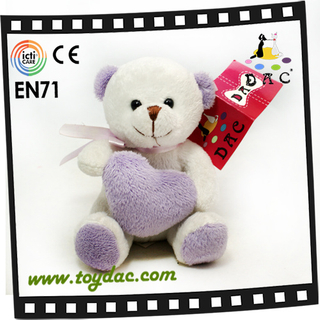 Plush Bear with Heart Toy (TPJR0151)