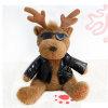 Plush Cartoon Dress Dog Key Chain