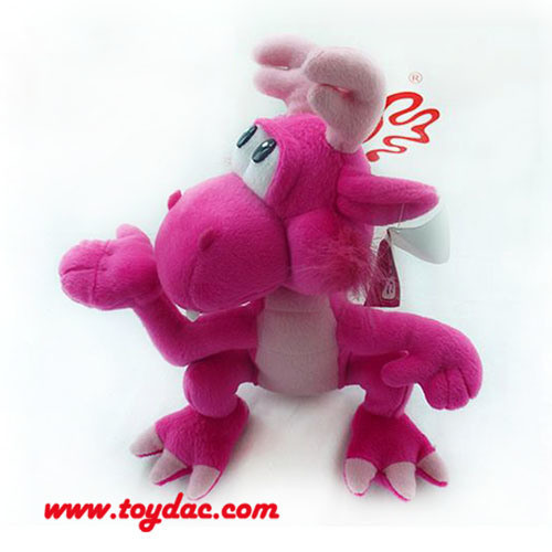 Plush Carton Dinosaur with Cap