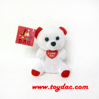 Plush Valentine Holiday Bear