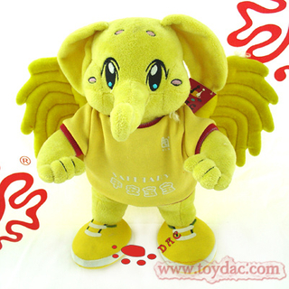 Plush Cartoon Fly Elephant Toy