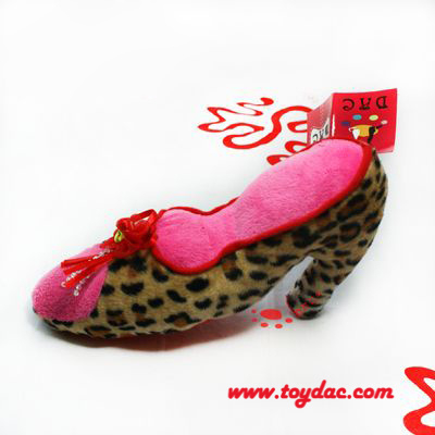 Red Plush Shoe Model Toy