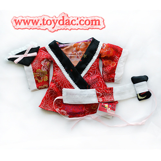 Plush Toy Clothing Kimono Dress