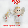 Soft Plush Bee Doll Keychain
