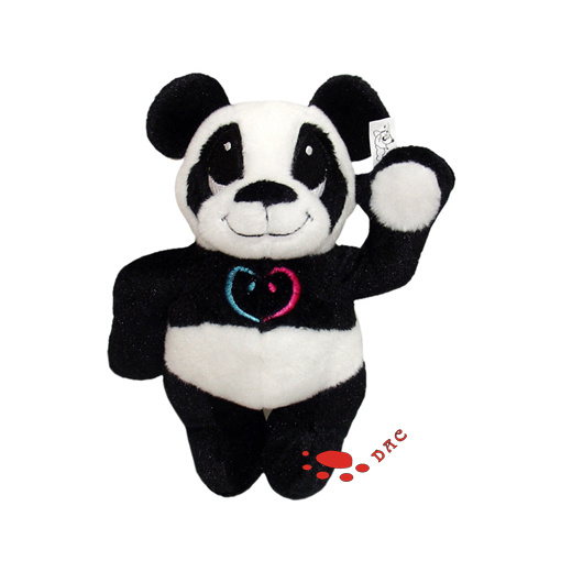 Plush Valentine Panda Toy
