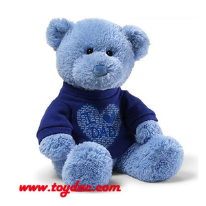 Plush T-Shirt Blue Bear