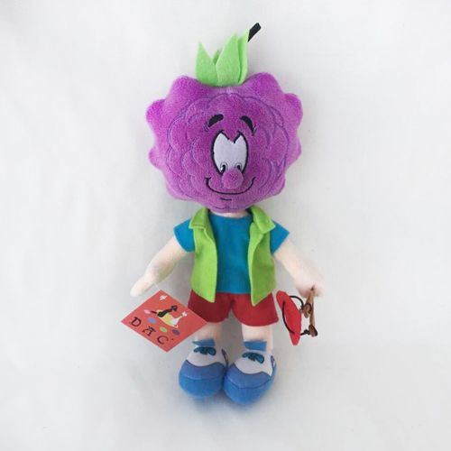 Plush Stuffed Fruit Grape Key Ring
