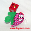 Plush Stuffed Fruit Grape Key Ring