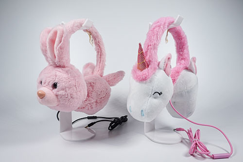 Plush Animal Rabbit Ears Headband for Easter Parties